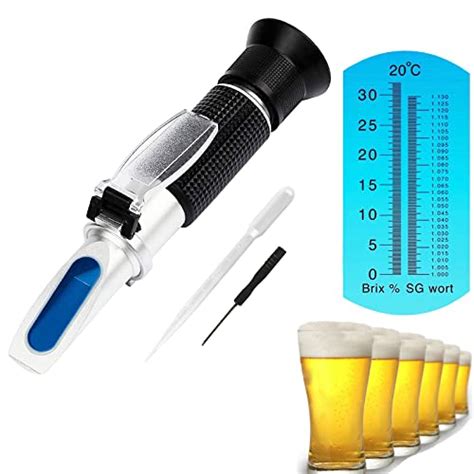 home brew refractometer|best refractometer for brewing.